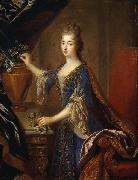 Francois de Troy Portrait of Marie Anne de Bourbon oil painting reproduction